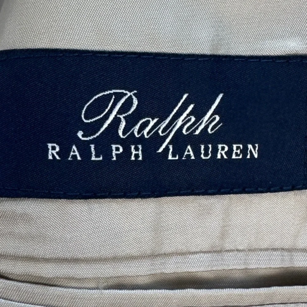 Ralph Ralph Lauren Mens 44R Silk Wool Blazer Tan 2 Button Sport Coat Dillard's
